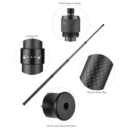 Палка для селфи CasePro Andoer Carbon Fiber Selfie Stick (3 метри)