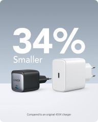 Быстрая зарядка Anker Nano II 45W Black