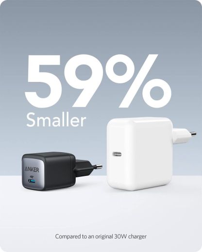 Быстрая зарядка Anker Nano II 30W Black