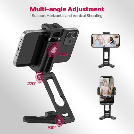 Держатель для телефона Ulanzi Phone Tripod Mount 2 Cold Shoes & Arca Port