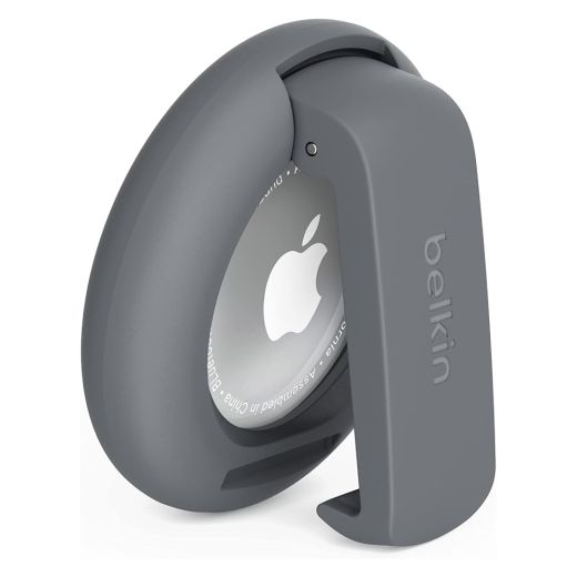 Чохол з зажимом Belkin Secure Holder with Clip Dark Gray для AirTag (MSC012btDG)