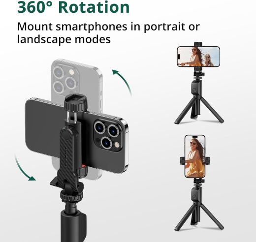 Крепление на штатив для телефона Atumtek Phone Tripod Mount Black