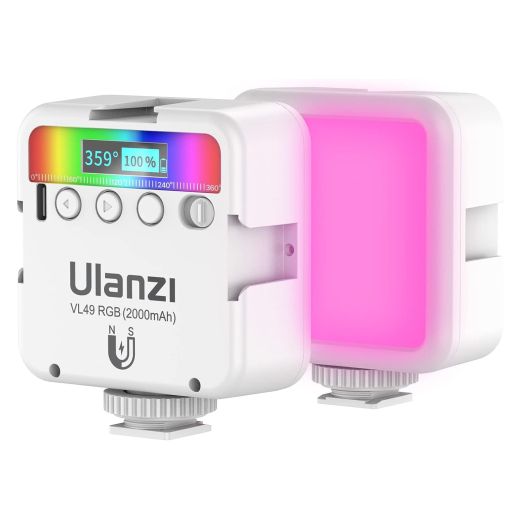 Свет для телефона Ulanzi VL49 RGB Video Lights White