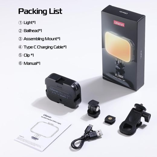 Світло для телефону Ulanzi VL100X Selfie Light