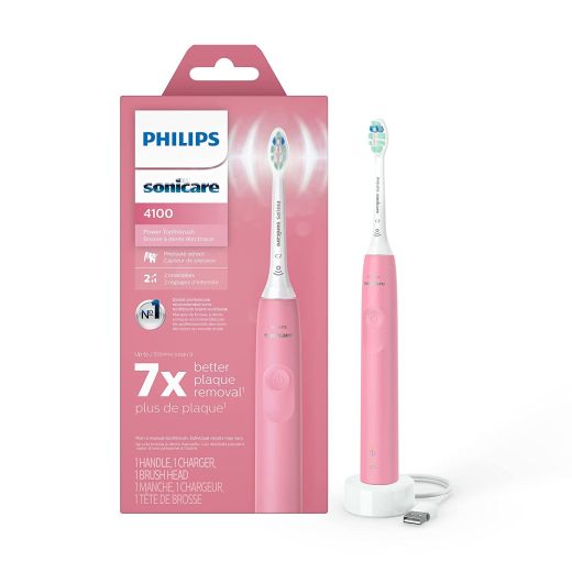 Электрическая зубная щетка Philips Sonicare 4100 Deep Pink (HX3681/26)