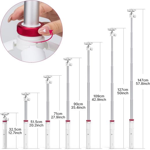 Монопод-штатив для телефону ULANZI MT-44 Extendable Phone Tripod White