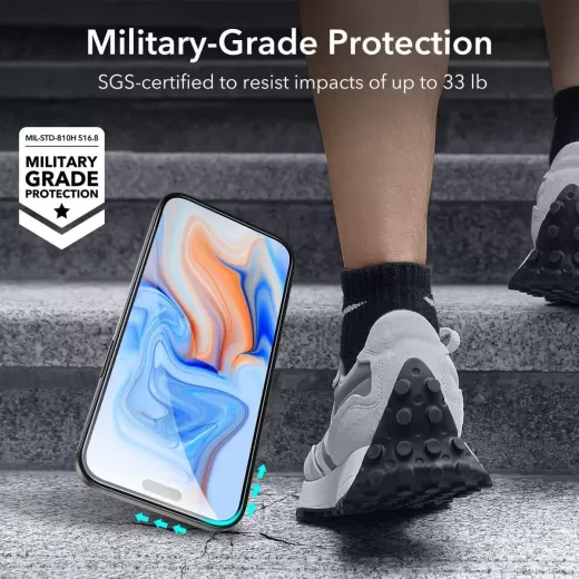 Захисне скло ESR Tempered-Glass Screen Protector (2 шт.) для iPhone 16 | 15 (1D6570201)