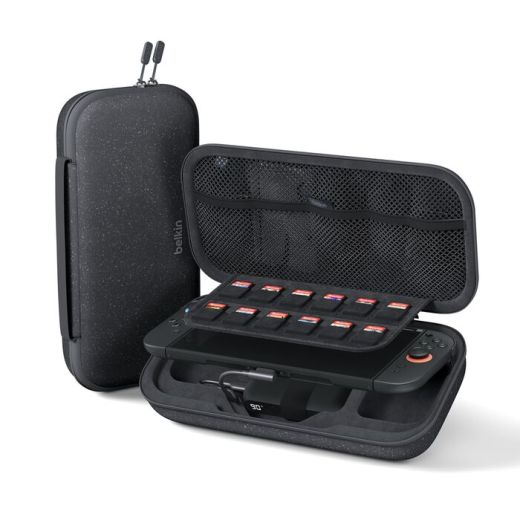 Зарядний чохол Belkin Charging Case Charcoal для Nintendo Switch 2 (ENA001fqCH-V1)