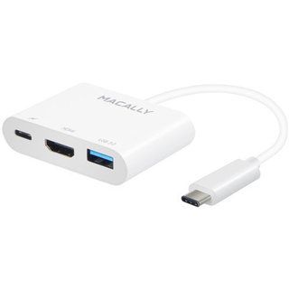 Адаптер Macally USB-C multiport adapter to HDMI/USB 3.0/USB-C (UCHDMI)