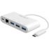 Адаптер Macally USB-C Hub to 3 port USB-A, Gigabit Ethernet and USB-C (UC3HUB3GBC)