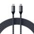 Кабель Satechi USB-C to USB-C 100W Charging Cable Space Gray (2 m) (ST-TCC2M) Кабель Satechi USB-C to USB-C 100W Charging Cable Space Gray (2 m) (ST-TCC2M)