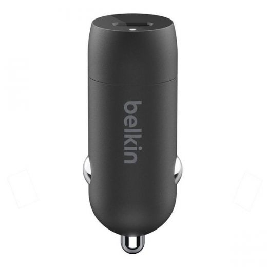 Автомобильное зарядное устройство Belkin Car Charger (18W) Power Delivery Port USB-C, Black (F7U099btBLK)