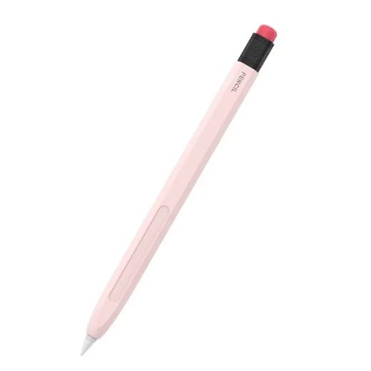 Силиконовый чехол AhaStyle Protective Sleeve Pink для Apple Pencil 2