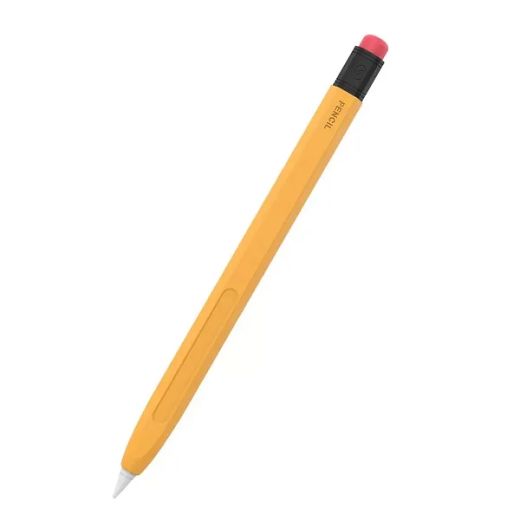 Силіконовий чохол CasePro Protective Sleeve Yellow для Apple Pencil 2