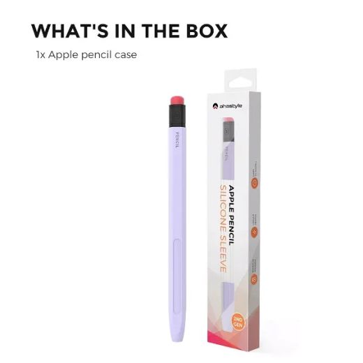 Силіконовий чохол CasePro Protective Sleeve Purple для Apple Pencil 2