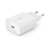 Сетевое зарядное устройство Belkin Home Charger 25W USB-C PD White (WCA004VFWH)