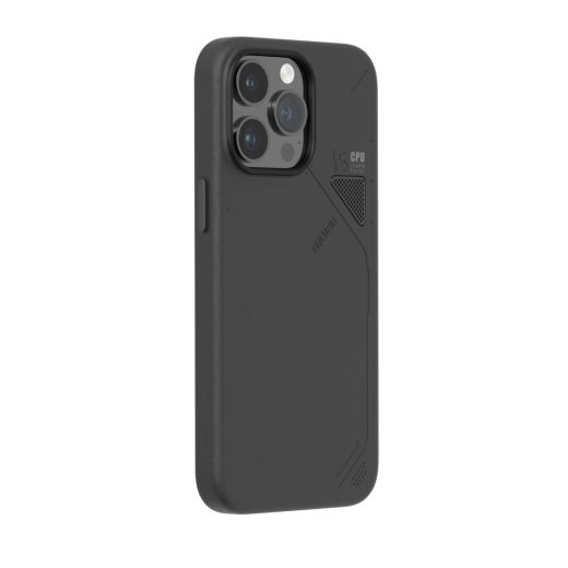 Еко чохол Aulumu A15 Vegan Leather Case Black для iPhone 15 Pro Max