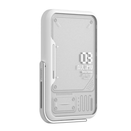 Повербанк (Внешний аккумулятор) Aulumu M03 Magnetic Wireless Battery Pack 3.5K Silver для iPhone