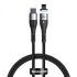 Магнитный кабель Baseus Zinc Magnetic Safe Fast Charging Data Cable Type-C to IP Lightning PD 20W 1m Black (CATLXC-01)