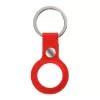 Силиконовый чехол CasePro Silicone Ring with Button Red для Apple AirTags