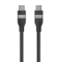 Плетений кабель із перероблених матеріалів Anker USB-C to USB-C Cable (240W) 0.9м Black