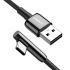 Кутовий кабель UGREEN US313 USB-A to Angled USB-C Cable Zinc Alloy Shell with Braided 1m Black (70413) Кутовий кабель UGREEN US313 USB-A to Angled USB-C Cable Zinc Alloy Shell with Braided 1m Black (70413)
