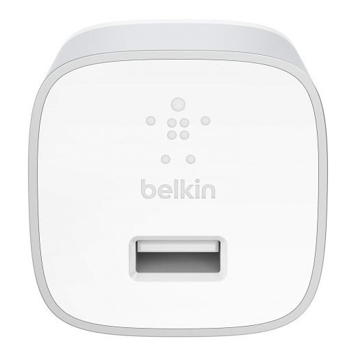 Сетевое зарядное устройство Belkin Home Quick Charger 18W USB 3.0A, USB-C, 1.2m, Silver (F7U034VF04-SLV)