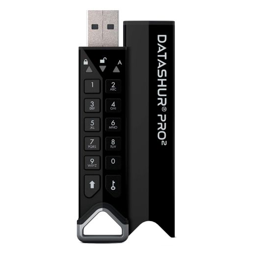 Флешка с паролем iStorage datAshur PRO2 16GB (‎IS-FL-DP2-256-16)