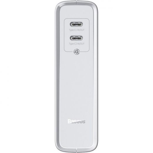 Зарядний пристрій Baseus Power Station 2-in-1 White 10000mAh (PPNLD-F02)