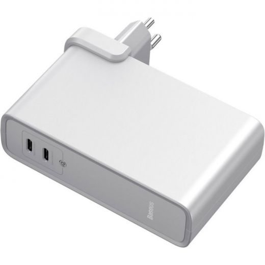 Зарядний пристрій Baseus Power Station 2-in-1 White 10000mAh (PPNLD-F02)