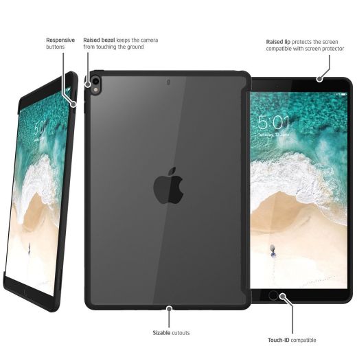 Чохол i-Blason Hybrid Cover Clear/Black для iPad Air 3 (2019)