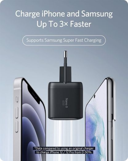 Швидка зарядка Anker Nano II 65W Black