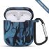 Чохол HSWAI Compatible Blue Camouflage для Apple AirPods Чохол HSWAI Compatible Blue Camouflage для Apple AirPods