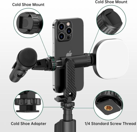 Крепление на штатив для телефона Atumtek Phone Tripod Mount Black