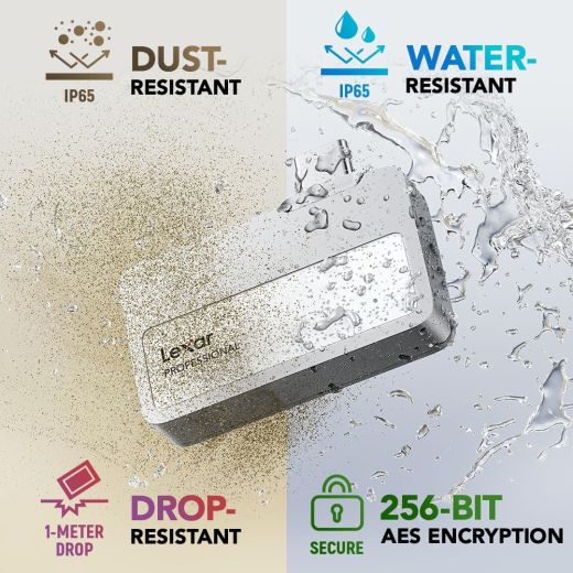 Внешний накопитель Lexar 1TB Professional Go Portable SSD
