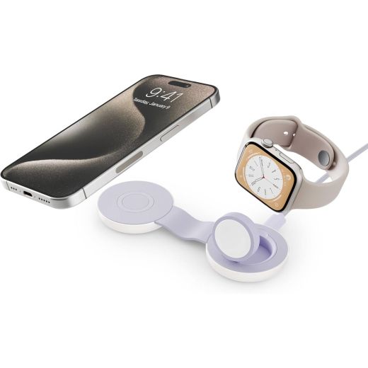 Бездротова зарядка Twelve South ButterFly SE 2 в 1 Qi2 Charger Iridescent