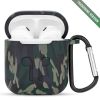 Чехол HSWAI Compatible Green Camouflage для Apple AirPods