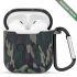 Чехол HSWAI Compatible Green Camouflage для Apple AirPods Чехол HSWAI Compatible Green Camouflage для Apple AirPods