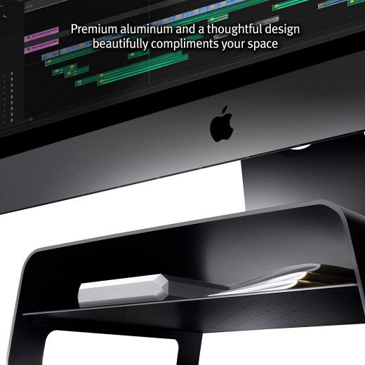 Підставка Twelve South Curve Riser Monitor Stand Matte Black