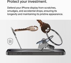Защитное стекло Belkin ScreenForce UltraGlass 2 Treated для iPhone 15 Pro Max (OVA134zz)