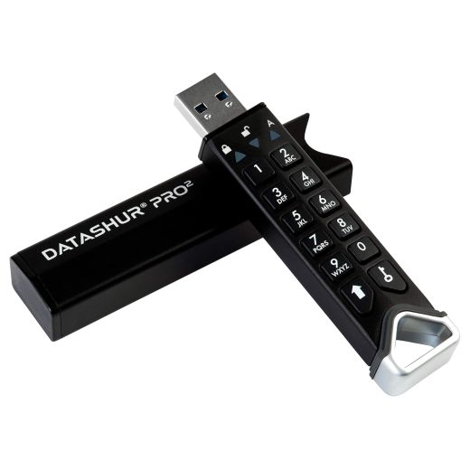 Флешка с паролем iStorage datAshur PRO2 8GB (‎IS-FL-DP2-256-8)