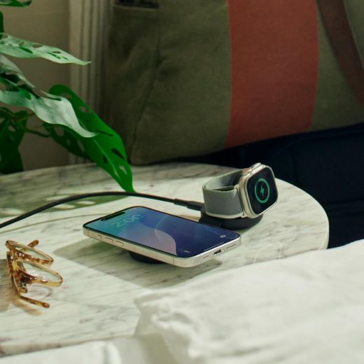 Бездротова зарядка Twelve South ButterFly SE 2 в 1 Qi2 Charger Black