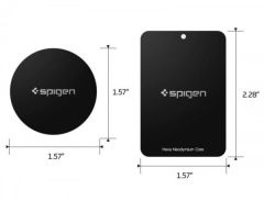 Набор для крепления Spigen Kuel MP-4P Car Mount Metal Plates Black (4Pack) (000EP20342)