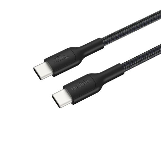 Кабель Belkin USB-C to USB-C Cable 60W для Nintendo Switch 2 (ENA008fq2MBK)