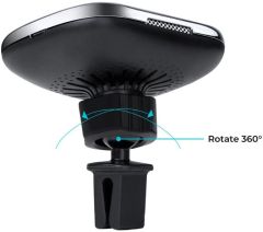 Автомобильный держатель Pitaka MagMount Qi Car Vent Black (CM3001Q)