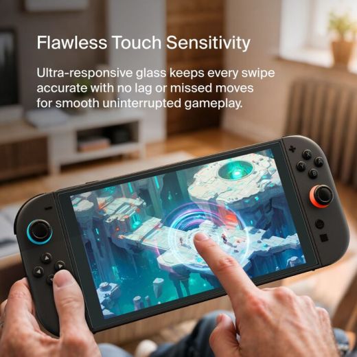 Защитное стекло Belkin TemperedGlass Blue Light Filter Screen Protector для Nintendo Switch 2 (ENA005fq)