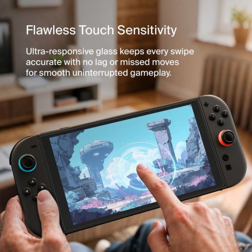 Захисне скло Belkin TemperedGlass Anti-Reflective Screen Protector для Nintendo Switch 2 (ENA004fq)