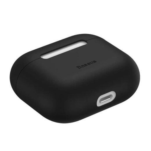 Силиконовый чехол Baseus Super Thin Silicone Black для AirPods 3 (WIAPPOD-CBZ01)