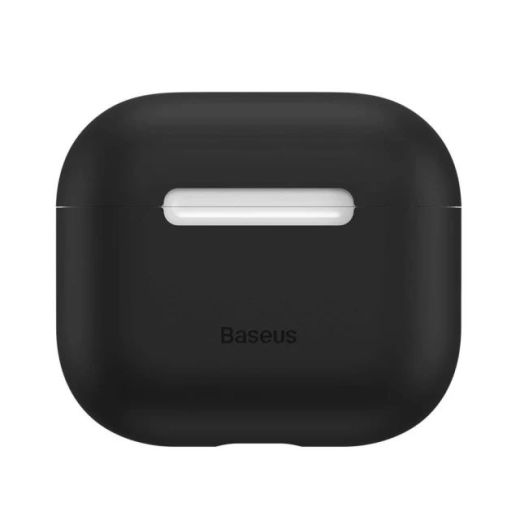 Силиконовый чехол Baseus Super Thin Silicone Black для AirPods 3 (WIAPPOD-CBZ01)