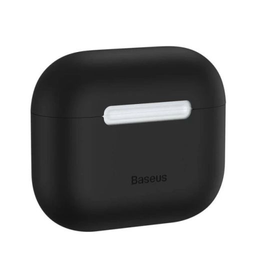 Силіконовий чохол Baseus Super Thin Silicone Black для AirPods 3 (WIAPPOD-CBZ01)